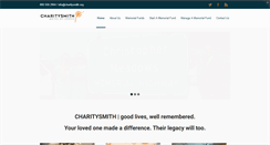 Desktop Screenshot of charitysmith.org