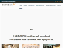 Tablet Screenshot of charitysmith.org